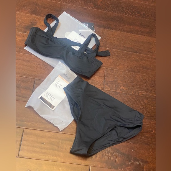 Knix Swimwear - Bikini Top & High Cut Bikini Bottoms - Picture 4 of 6